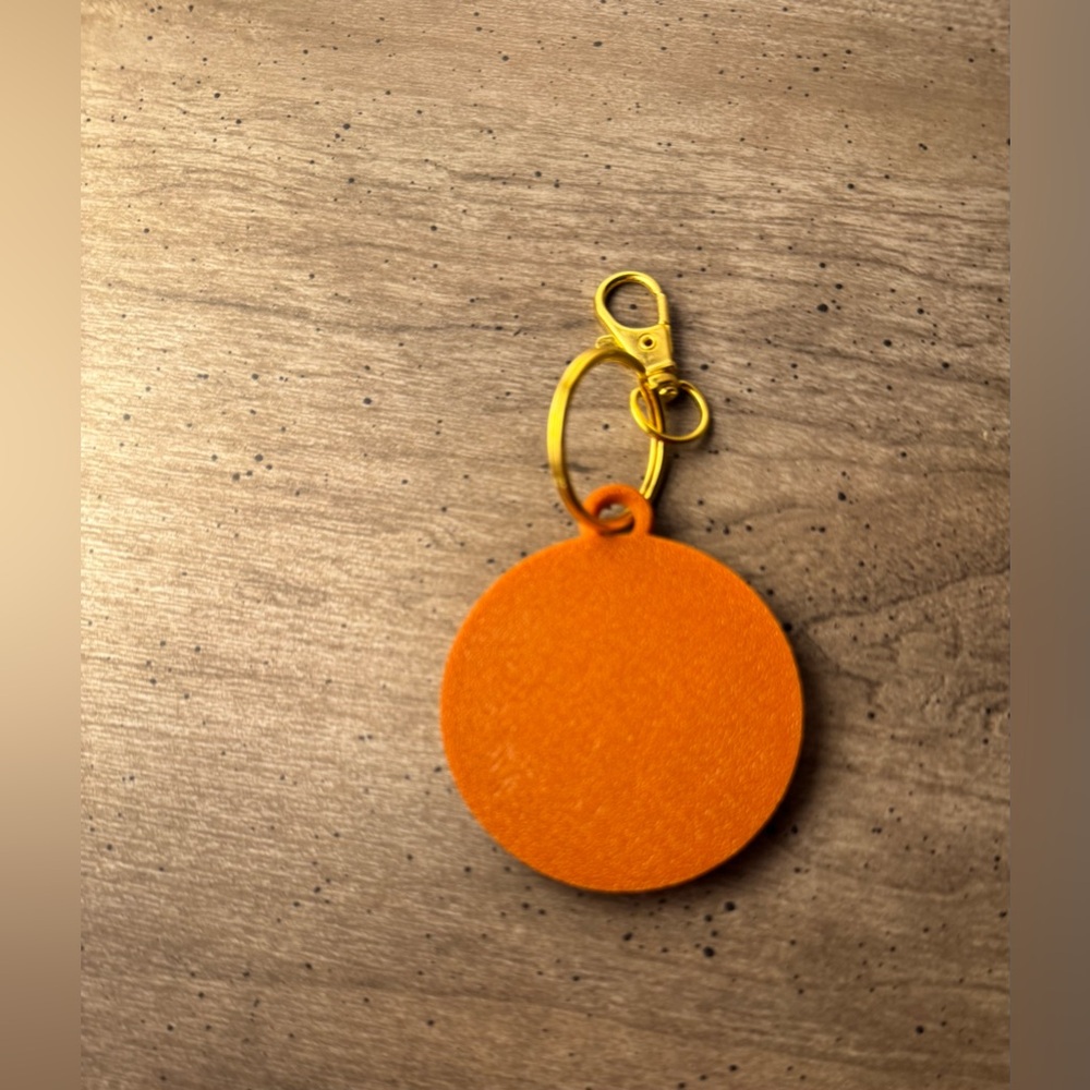 Orange Basketball Keychain - Picture 2 of 3